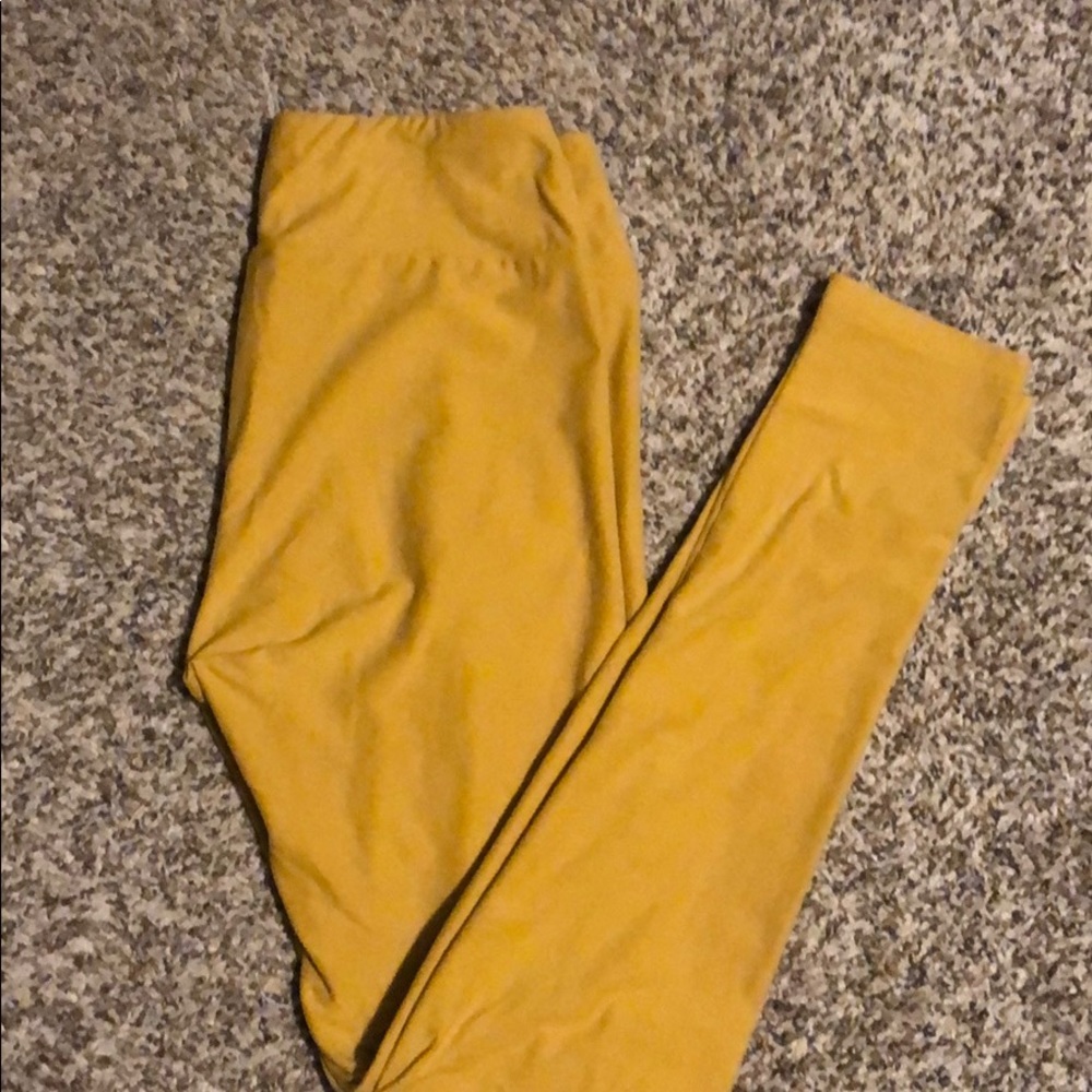 Mustard LulaRoe Leggings